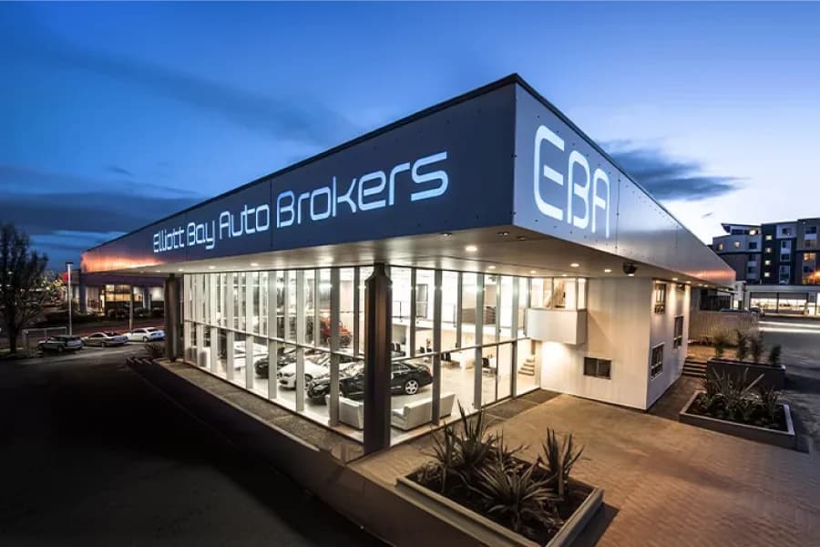 Elliott Bay Auto Brokers dealership building