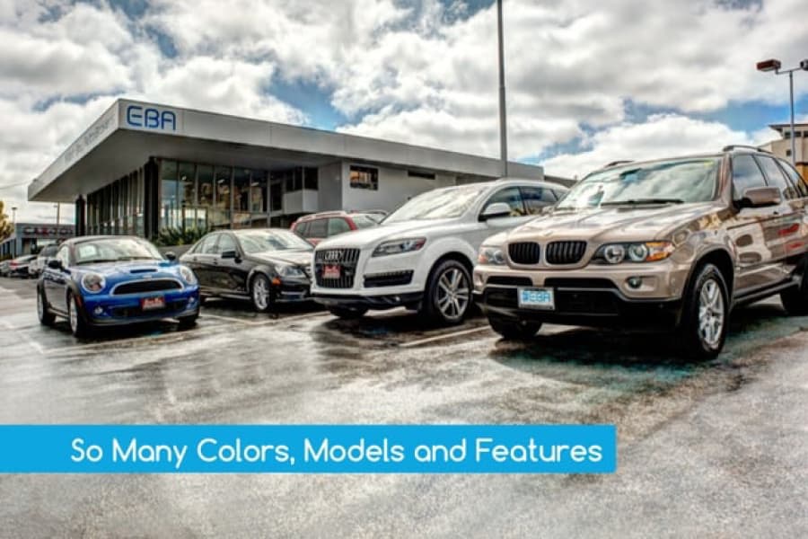 Dealership exterior lineup